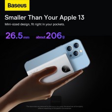 Baterie Externa BASEUS Adaman2 Digital Display Fast Charge Power Bank 10000mAh 30W - Alb
