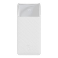 Baterie Externa BASEUS Bipow Digital Display Power Bank 10000mAh 15W - Alb