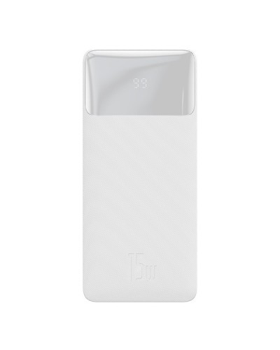 Baterie Externa BASEUS Bipow Digital Display Power Bank 10000mAh 15W - Alb