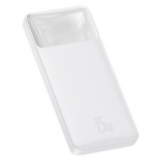 Baterie Externa BASEUS Bipow Digital Display Power Bank 10000mAh 15W - Alb