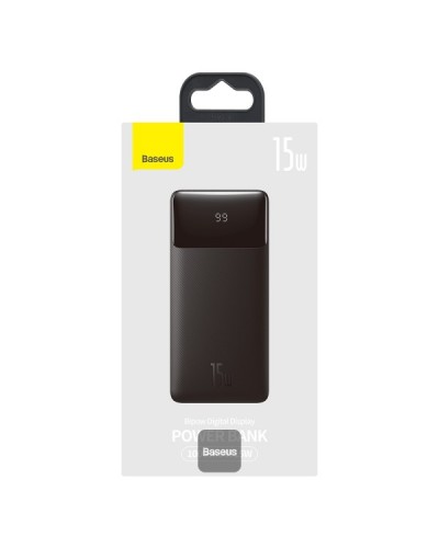 Baterie Externa BASEUS Bipow Digital Display Power Bank 10000mAh 15W - Negru