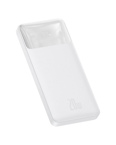 Baterie Externa BASEUS Bipow Digital Display Power Bank 10000mAh 20W - Alb Baterie Externa BASEUS Bipow Digital Display Power Bank 10000mAh 20W - Alb