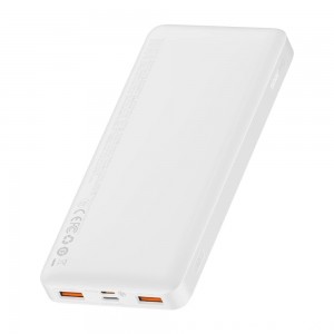 Baterie Externa BASEUS Bipow Digital Display Power Bank 10000mAh 20W - Alb