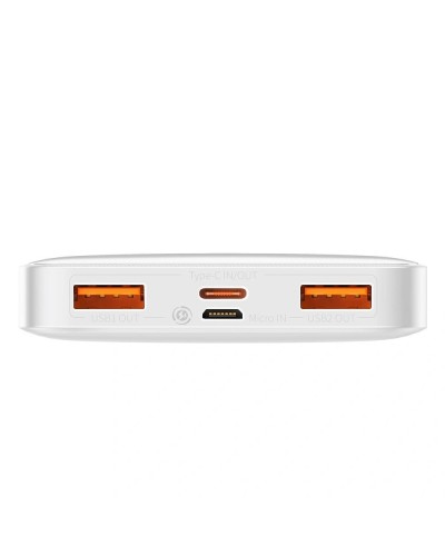 Baterie Externa BASEUS Bipow Digital Display Power Bank 10000mAh 20W - Alb Baterie Externa BASEUS Bipow Digital Display Power Bank 10000mAh 20W - Alb