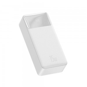 Baterie Externa BASEUS Bipow Digital Display Power Bank 30000mAh 15W - Alb