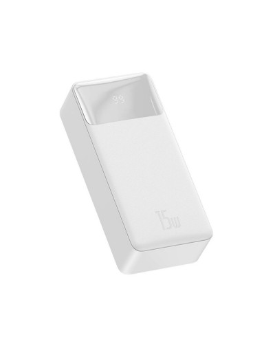 Baterie Externa BASEUS Bipow Digital Display Power Bank 30000mAh 15W - Alb
