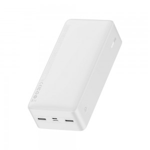 Baterie Externa BASEUS Bipow Digital Display Power Bank 30000mAh 15W - Alb
