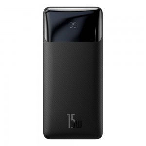 Baterie Externa BASEUS Bipow Digital Display Power Bank 30000mAh 15W - Negru