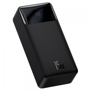 Baterie Externa BASEUS Bipow Digital Display Power Bank 30000mAh 15W - Negru