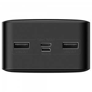 Baterie Externa BASEUS Bipow Digital Display Power Bank 30000mAh 15W - Negru