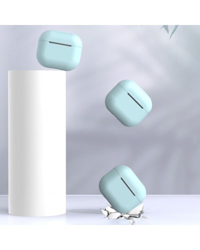 Husă AirPods Pro din Silicon TPU Anti-Șoc, Compatibilă Încărcare Wireless - Alb