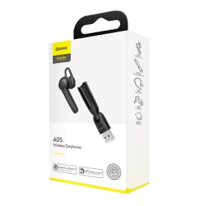 Casca Bluetooth BASEUS A05, Bluetooth 5.0 - Negru