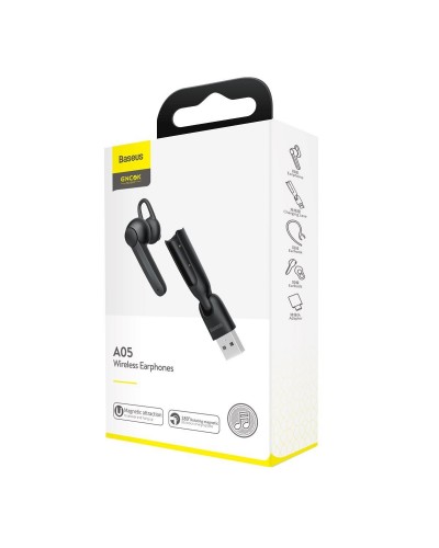 Casca Bluetooth BASEUS A05, Bluetooth 5.0 - Negru