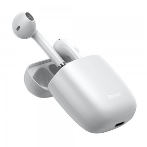Casca Bluetooth BASEUS Encok True Wireless W04 - Alb