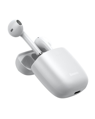 Casca Bluetooth BASEUS Encok True Wireless W04 - Alb