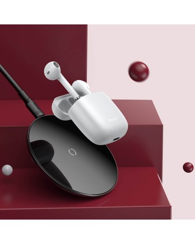 Casca Bluetooth BASEUS Encok True Wireless W04 - Alb
