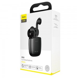 Casca Bluetooth BASEUS Encok True Wireless W04 - Negru