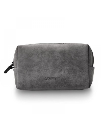 Geanta universala UGREEN LP285 SSD/HDD si accesorii IT / GSM, PU Leather - Gri