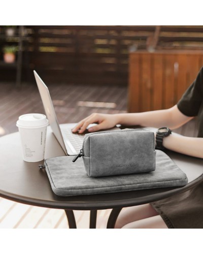 Geanta universala UGREEN LP285 SSD/HDD si accesorii IT / GSM, PU Leather - Gri Geanta universala UGREEN LP285 SSD/HDD si accesorii IT / GSM, PU Leather - Gri