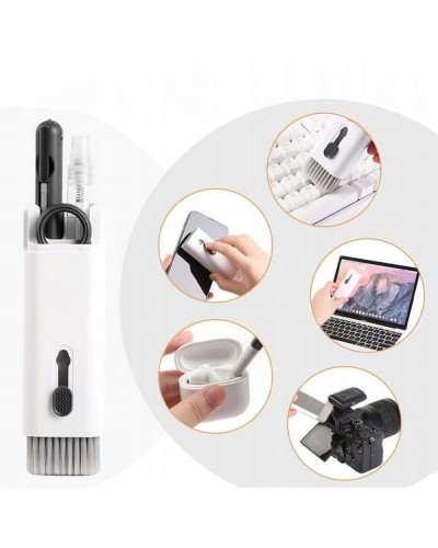 Kit curatare universal 7 in 1 potrivit pentru curatare casti si tastatura