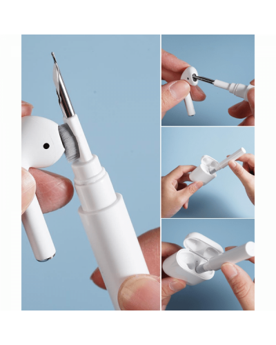 Kit curatare universal / casti bluetooth - Alb
