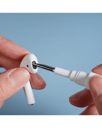 Kit curatare universal / casti bluetooth - Alb