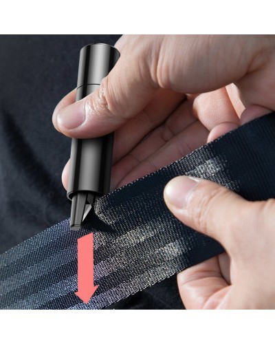 Ciocan Parbriz Multifunctional Cutter Centura Baseus Sharp Tool Safety Hammer - Negru