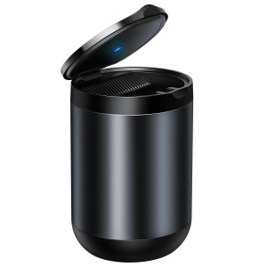 Scrumiera Metalica Auto Baseus Premium Car Ashtray - Gri