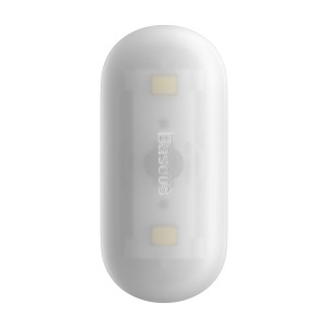 Set Lampa LED BASEUS, Interior Auto, Tip Capsula - Alb
