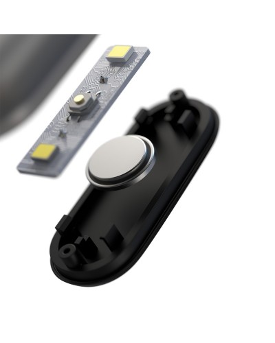 Set Lampa LED BASEUS, Interior Auto, Tip Capsula - Negru