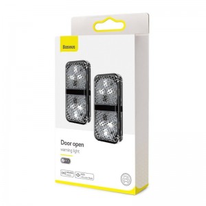 Set Senzor LED Avertizare Usa Deschisa Baseus - Negru