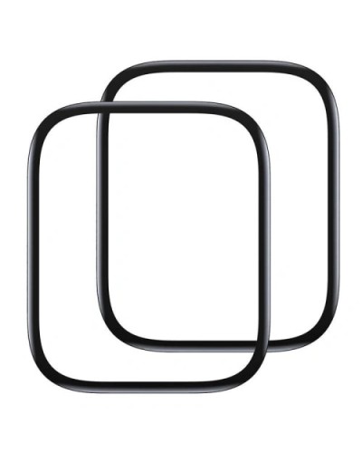 Set 2x Folie de Sticlă Baseus Curved-Screen Crystal Tempered Glass Film Apple Watch 4/5/6/SE, 40mm - Negru