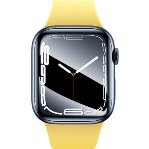 Set 2x Folie de Sticlă Baseus Curved-Screen Crystal Tempered Glass Film Apple Watch 4/5/6/SE, 40mm - Negru