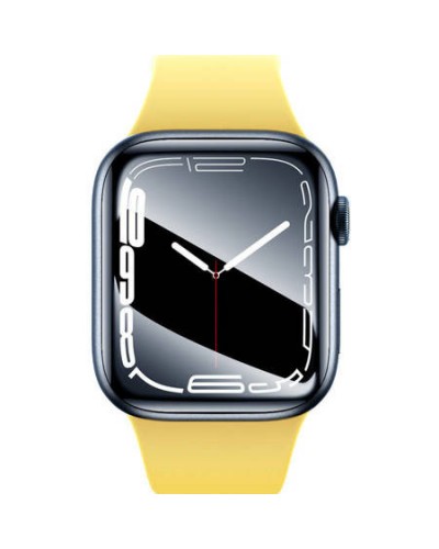 Set 2x Folie Sticlă Apple Watch 44mm (Series 4/5/6/SE) Baseus Curved-Screen Crystal, Acoperire Completă 3D - Negru