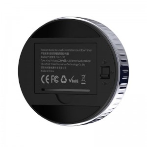 Cronometru Digital Baseus Heyo Rotation Countdown Timer - Negru