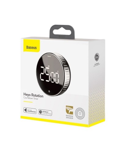 Cronometru Digital Baseus Heyo Rotation Countdown Timer - Negru Cronometru Digital Baseus Heyo Rotation Countdown Timer - Negru