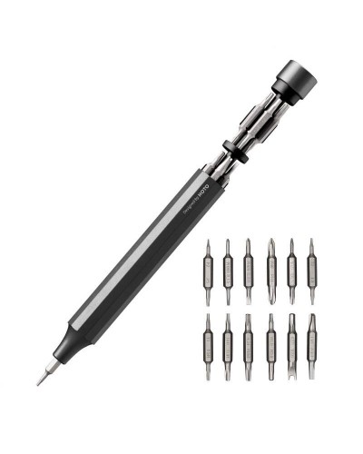 Surubelnita Electrica de precizie Xiaomi HOTO QWLSD004, 24-in-1, Aluminiu - Gri