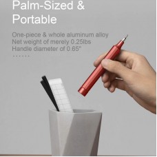 Surubelnita Electrica de precizie Xiaomi HOTO QWLSD004, 24-in-1, Aluminiu - Rosu