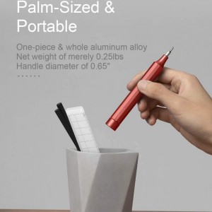 Surubelnita Electrica de precizie Xiaomi HOTO QWLSD004, 24-in-1, Aluminiu - Rosu