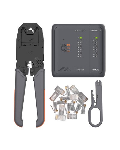 Kit Tester 5-in-1 JIMI Home RJ45, pentru cabluri - Negru