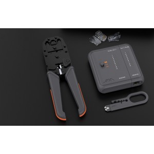 Kit Tester 5-in-1 JIMI Home RJ45, pentru cabluri - Negru