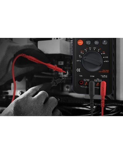 Multimetru Digital Universal JIMI Home JM-G3401, 153 x 70 x 53 mm - Negru