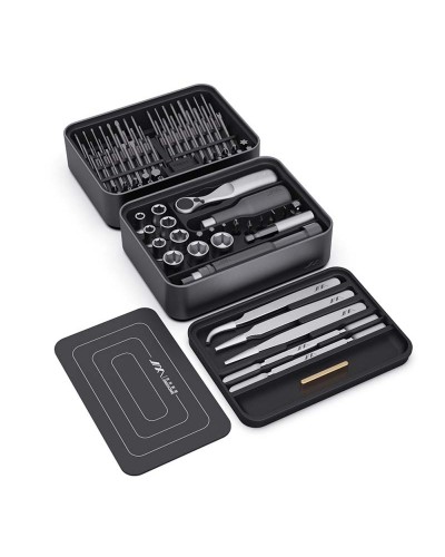 Set Surubelnita Electronice JIMI Home FM-3, 100 piese, TPE(otel) 145x106x48mm - Gri