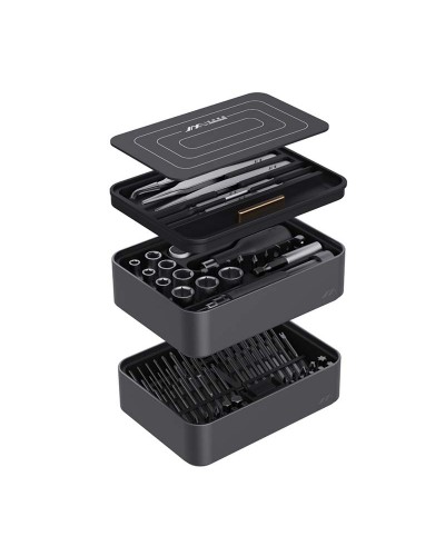 Set Surubelnita Electronice JIMI Home FM-3, 100 piese, TPE(otel) 145x106x48mm - Gri