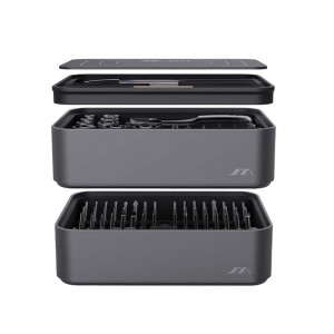 Set Surubelnita Electronice JIMI Home FM-3, 100 piese, TPE(otel) 145x106x48mm - Gri