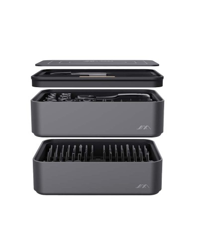 Set Surubelnita Electronice JIMI Home FM-3, 100 piese, TPE(otel) 145x106x48mm - Gri
