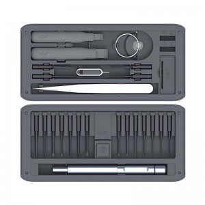 Set Surubelnita Electronice JIMI Home JM-GNT26, 26 piese, Otel S2, 166 x 77 x 26 mm - Gri