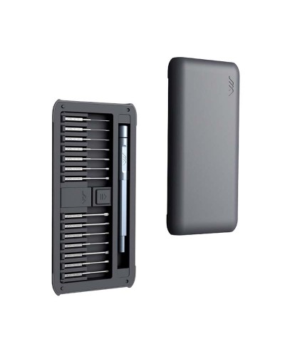 Set Surubelnita Electronice JIMI Home JM-GNT26, 26 piese, Otel S2, 166 x 77 x 26 mm - Gri