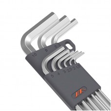 Set chei hexagonale JIMI Home, Inox, 1.5-10 mm, 9 buc, Argintiu