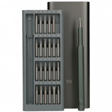 Set surubelnita de precizie Xiaomi Wiha MJJXLSD002QW, 24 biti otel S2, cutie aliaj aluminiu - Gri